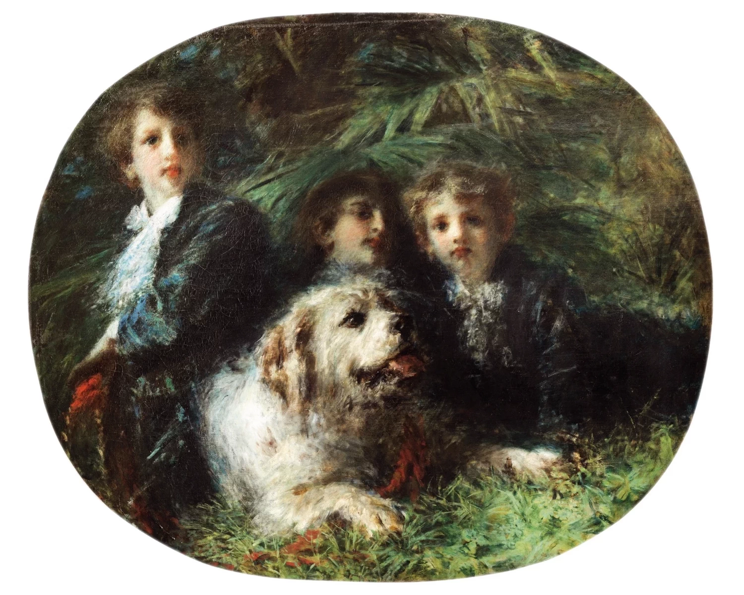 I figli dei principi Troubetzkoy - Galleria d’Arte Moderna, Milano